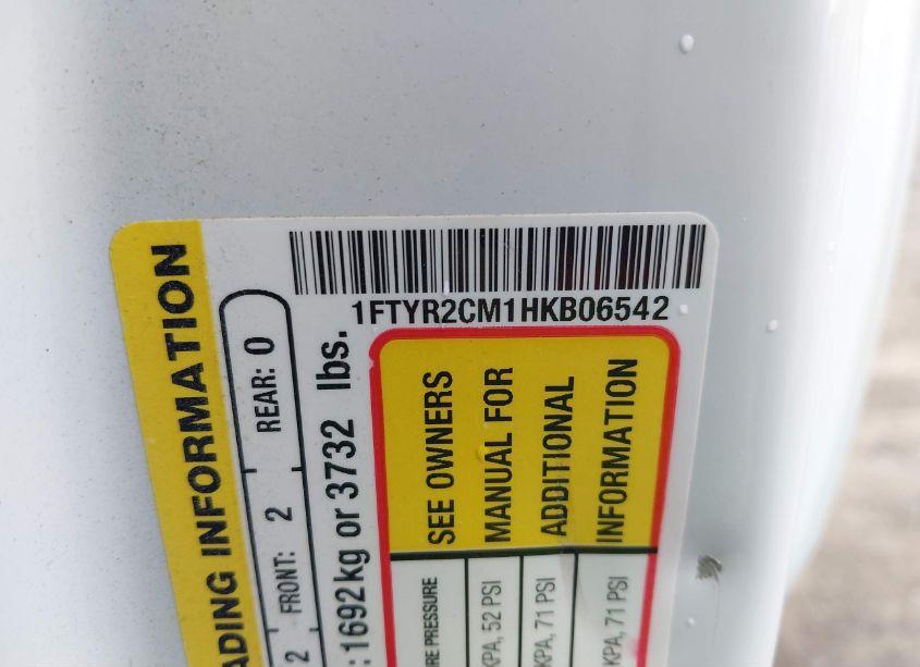 Photo 9 of 2017 Ford Transit-250 (VIN 1FTYR2CM1HKB06542)