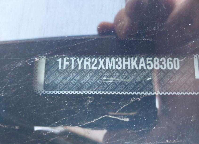 Photo 8 of 2017 Ford Transit-250 HIGH ROOF CARGO VAN (VIN 1FTYR2XM3HKA58360)