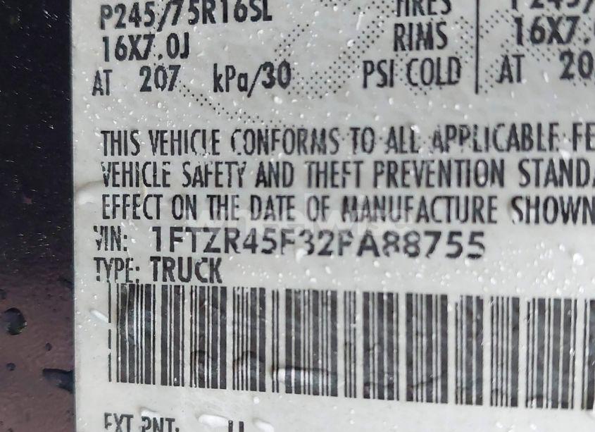 Photo 9 of 2002 Ford Ranger EDGE/XLT (VIN 1FTZR45E32PA88755)