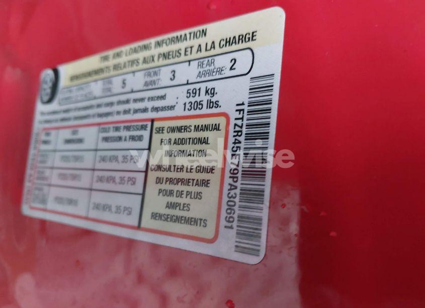 Photo 9 of 2009 Ford Ranger FX4 OFF-ROAD/SPORT/XLT (VIN 1FTZR45E79PA30691)