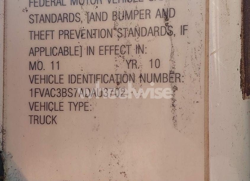 Photo 9 of 2010 Freightliner M2 106 HEAVY DUTY (VIN 1FVAC3BS7ADAU3702)