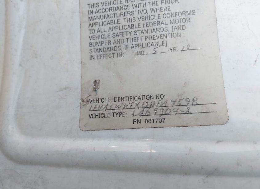 Photo 8 of 2013 Freightliner M2 106 MEDIUM DUTY (VIN 1FVACWDTXDHFA4598)