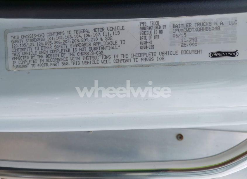 Photo 8 of 2016 Freightliner M2 106 MEDIUM DUTY (VIN 1FVACWDTXGHHB6048)