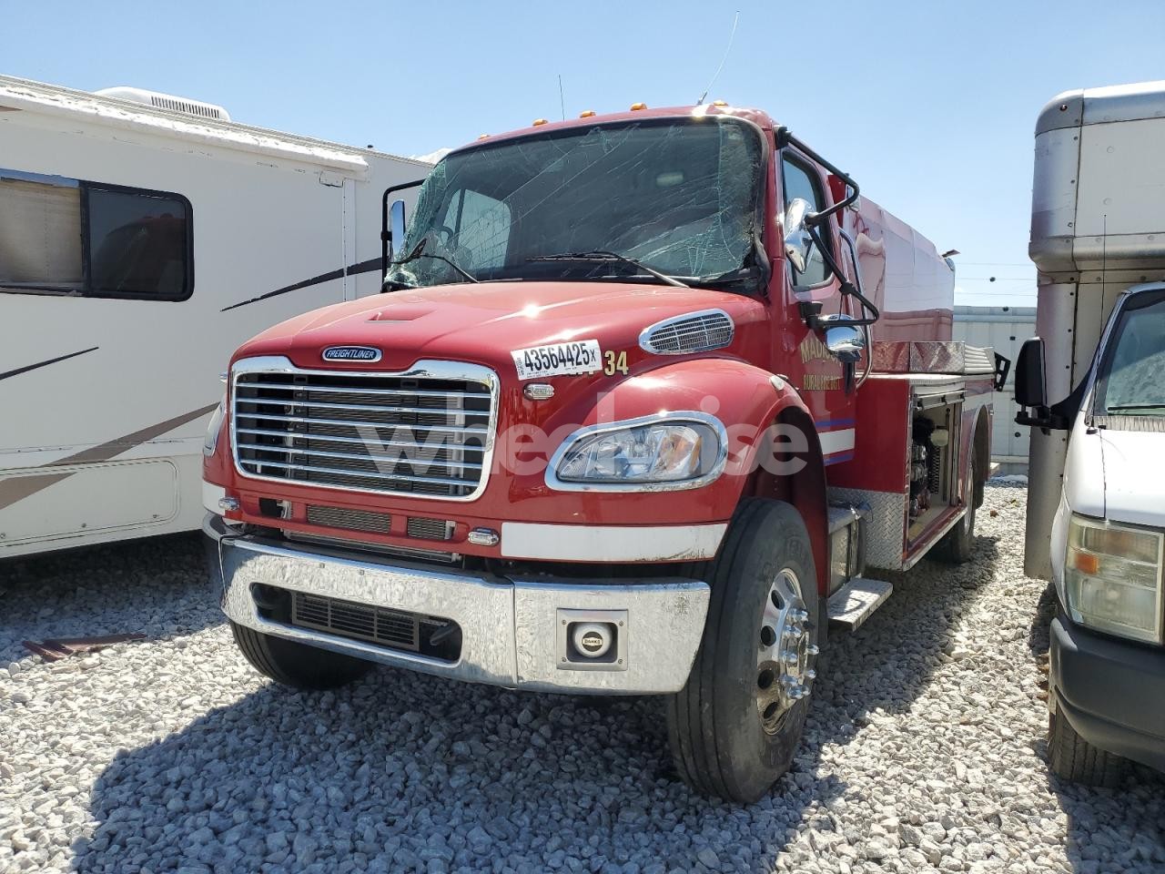 Photo 2 of 2014 FREIGHTLINER BUSINESS CLASS M2 TANKER FIRE TRUCK (VIN 1FVACYCY4EHFT7708)