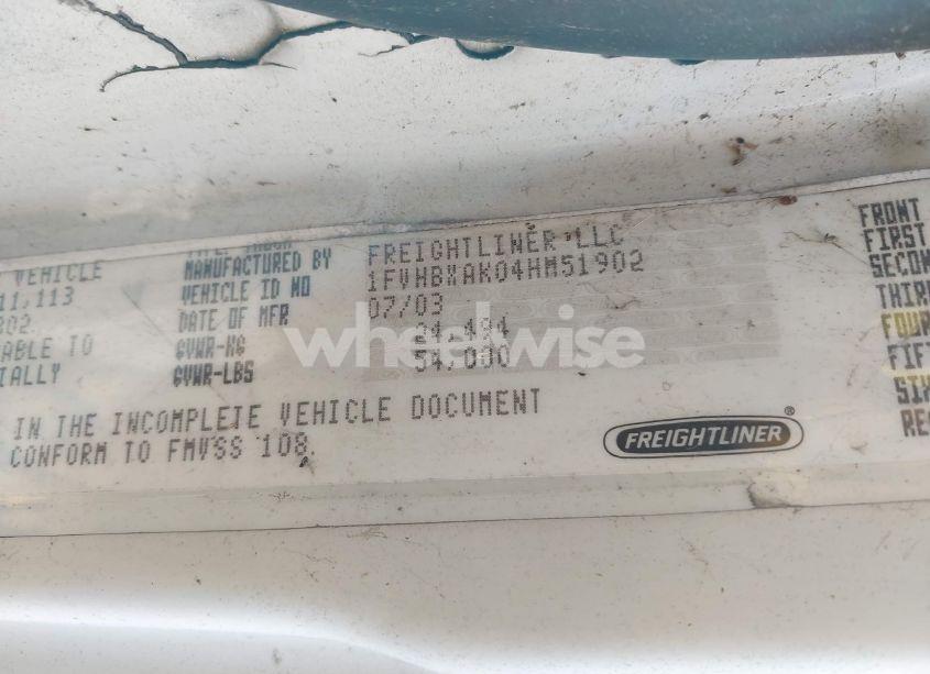 Photo 8 of 2004 Freightliner Medium CONVENTIONAL FL80 (VIN 1FVHBXAK04HM51902)