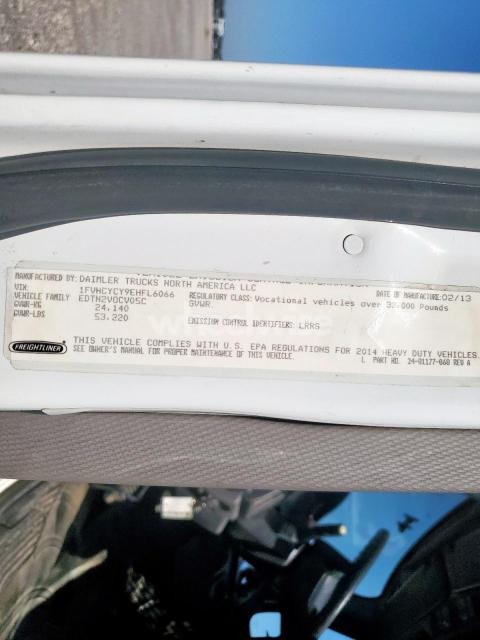 Photo 9 of 2014 FREIGHTLINER BUSINESS CLASS M2 FLATBED TRUCK (VIN 1FVHCYCY9EHFL6066)