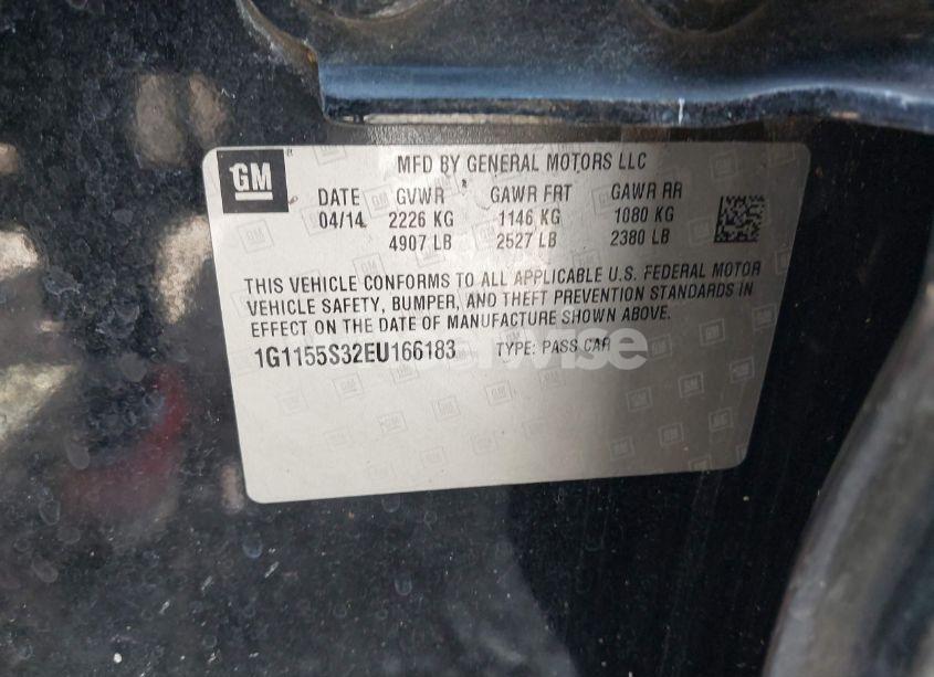 Photo 9 of 2014 Chevrolet Impala 2LZ (VIN 1G1155S32EU166183)