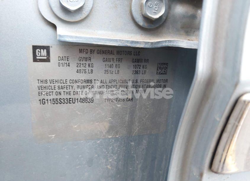 Photo 9 of 2014 Chevrolet Impala 2LZ (VIN 1G1155S33EU148839)