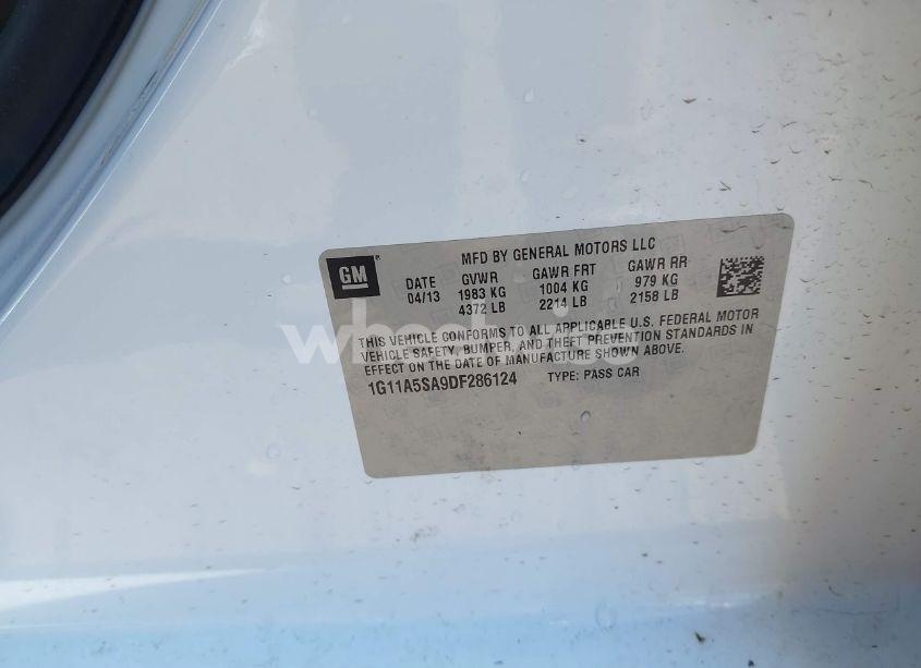 Photo 9 of 2013 Chevrolet Malibu 1FL (VIN 1G11A5SA9DF286124)