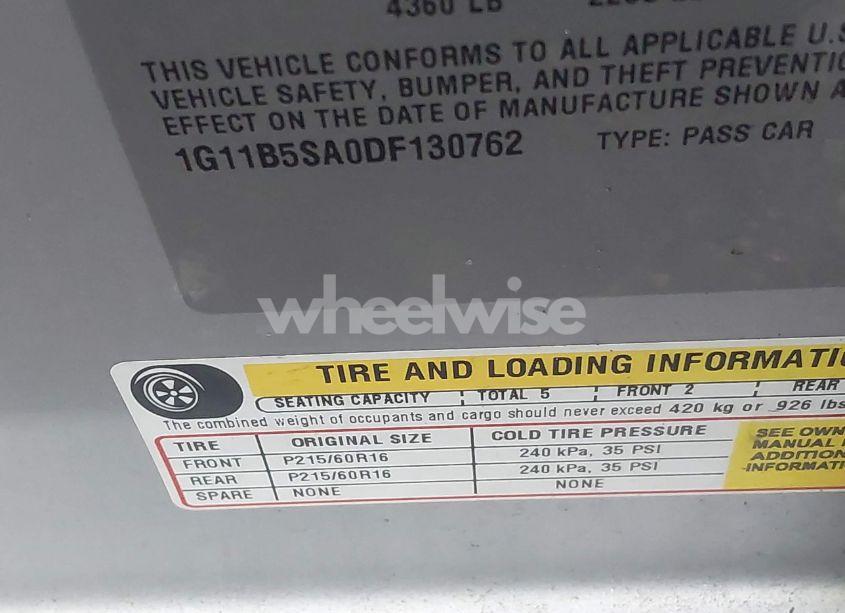 Photo 9 of 2013 Chevrolet Malibu 1LS (VIN 1G11B5SA0DF130762)