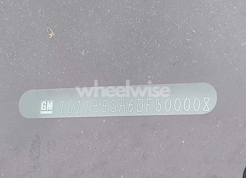 Photo 9 of 2013 Chevrolet Malibu 1LS (VIN 1G11B5SA6DF300008)