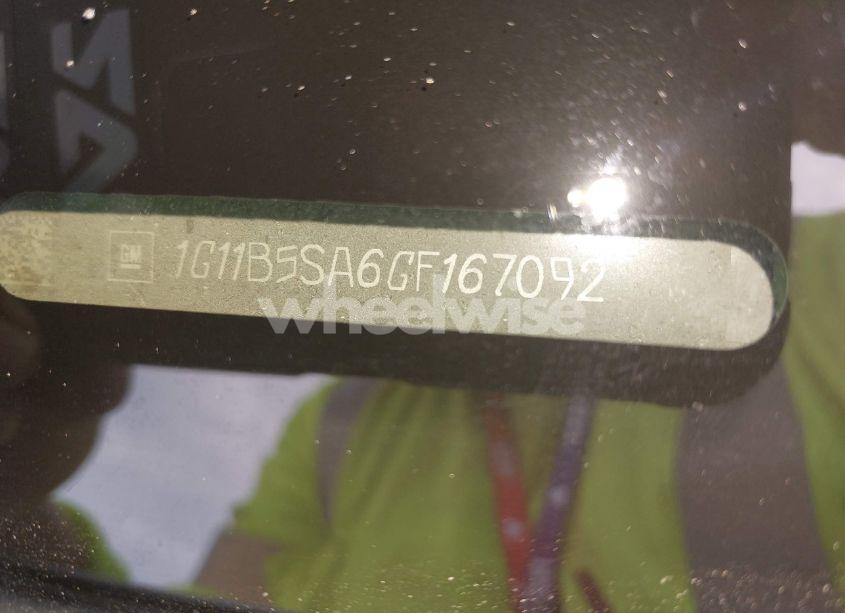 Photo 9 of 2016 Chevrolet Malibu LIMITED LS (VIN 1G11B5SA6GF167092)