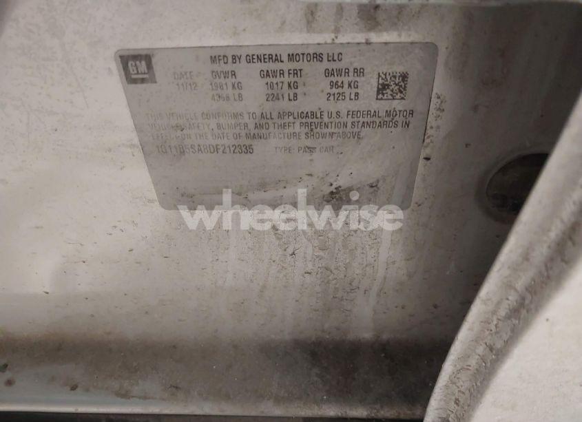 Photo 9 of 2013 Chevrolet Malibu 1LS (VIN 1G11B5SA8DF212335)