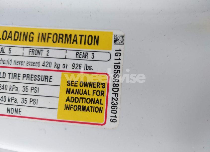 Photo 9 of 2013 Chevrolet Malibu 1LS (VIN 1G11B5SA8DF236019)