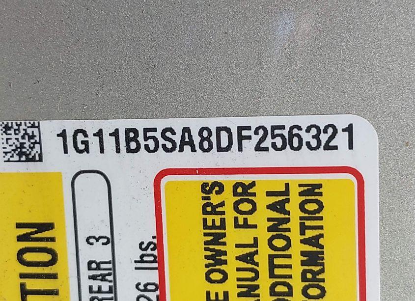 Photo 9 of 2013 Chevrolet Malibu 1LS (VIN 1G11B5SA8DF256321)