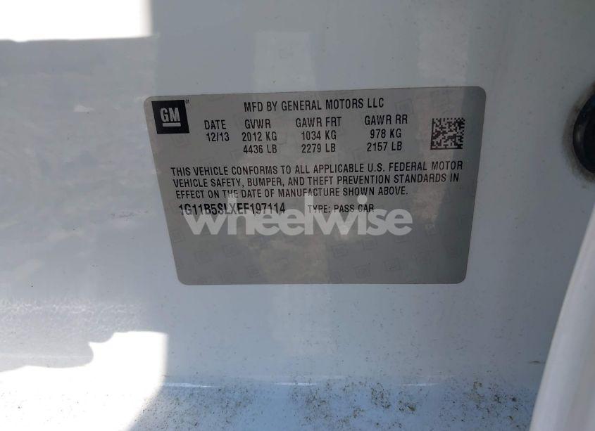 Photo 9 of 2014 Chevrolet Malibu 1LS (VIN 1G11B5SLXEF197114)