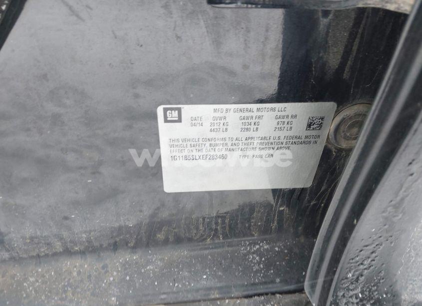 Photo 9 of 2014 Chevrolet Malibu 1LS (VIN 1G11B5SLXEF283460)
