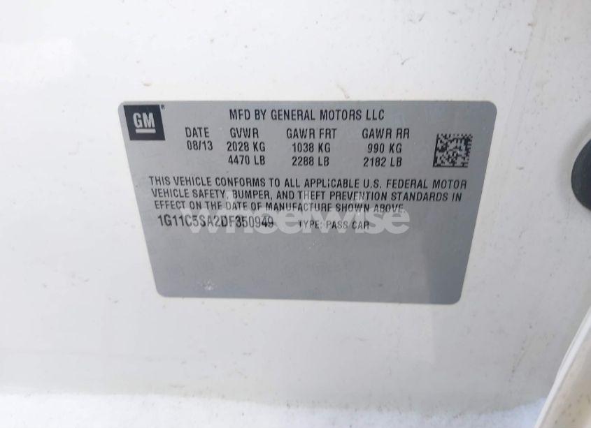 Photo 9 of 2013 Chevrolet Malibu 1LT (VIN 1G11C5SA2DF350949)