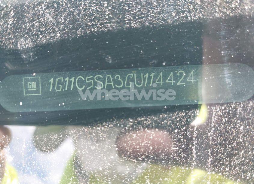 Photo 9 of 2016 Chevrolet Malibu LIMITED LT (VIN 1G11C5SA3GU114424)