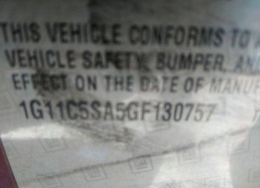 Photo 9 of 2016 Chevrolet Malibu LIMITED LT (VIN 1G11C5SA5GF130757)