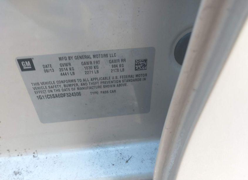 Photo 9 of 2013 Chevrolet Malibu 1LT (VIN 1G11C5SA6DF324306)