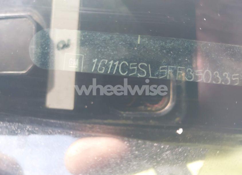 Photo 9 of 2015 Chevrolet Malibu 1LT (VIN 1G11C5SL5FF350335)