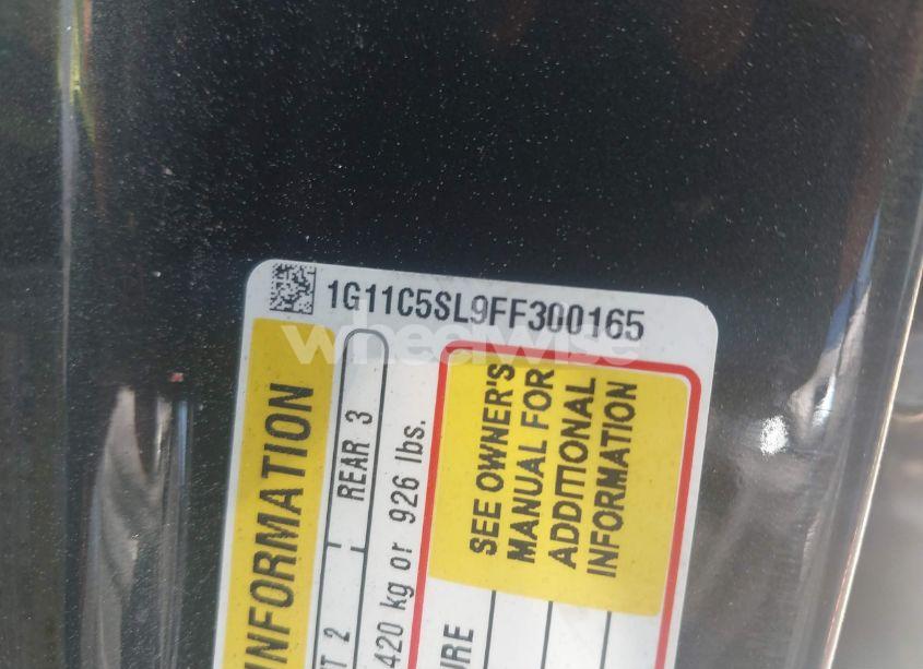 Photo 9 of 2015 Chevrolet Malibu 1LT (VIN 1G11C5SL9FF300165)