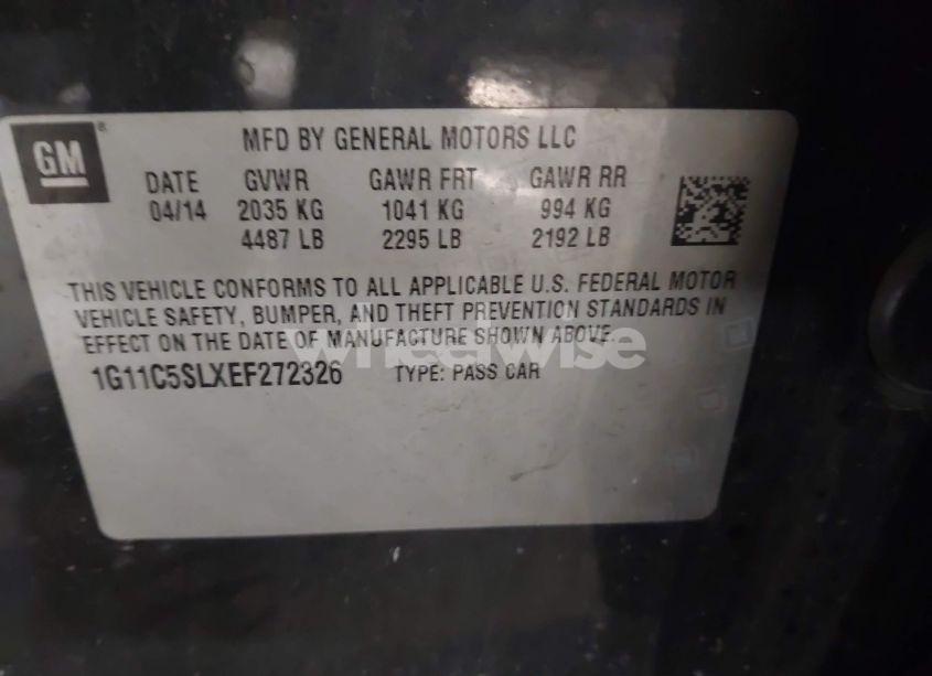 Photo 9 of 2014 Chevrolet Malibu 1LT (VIN 1G11C5SLXEF272326)