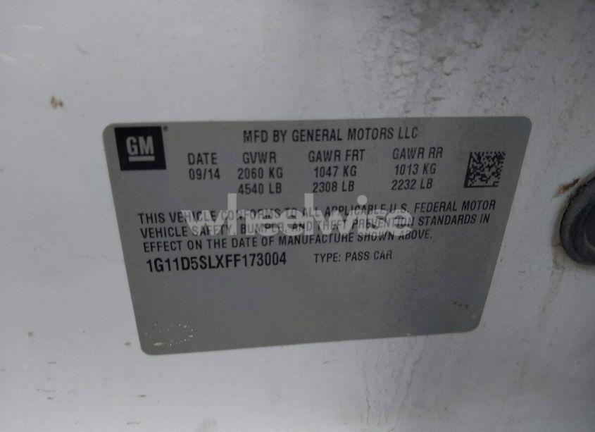 Photo 9 of 2015 Chevrolet Malibu 2LT (VIN 1G11D5SLXFF173004)