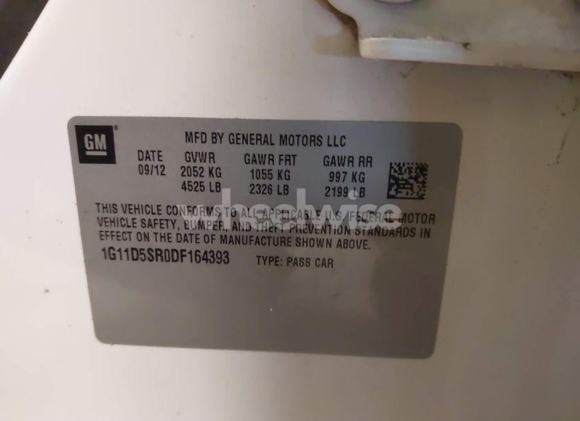 Photo 9 of 2013 Chevrolet Malibu ECO (VIN 1G11D5SR0DF164393)