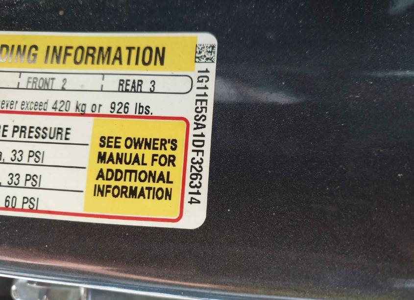 Photo 9 of 2013 Chevrolet Malibu 2LT (VIN 1G11E5SA1DF326314)
