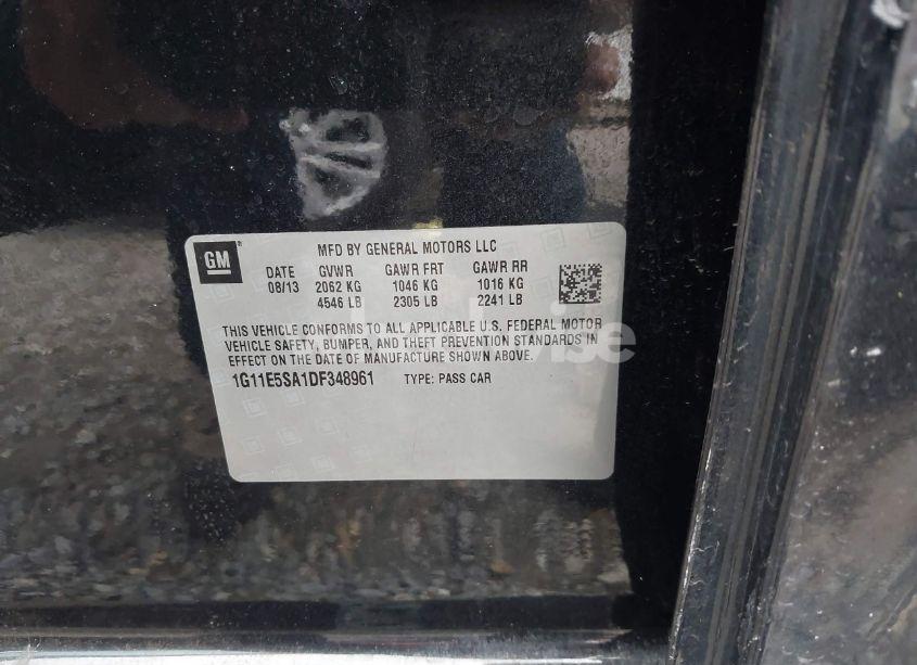 Photo 9 of 2013 Chevrolet Malibu 2LT (VIN 1G11E5SA1DF348961)