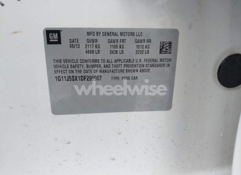 Photo 9 of 2013 Chevrolet Malibu 2LZ (VIN 1G11J5SX1DF299907)