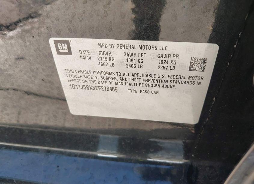 Photo 9 of 2014 Chevrolet Malibu 2LZ (VIN 1G11J5SX3EF273469)