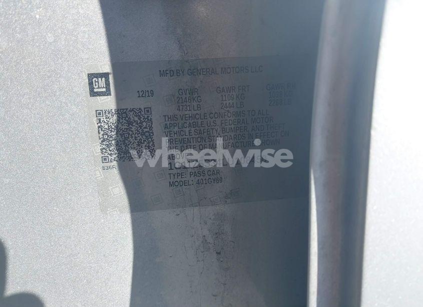 Photo 9 of 2020 Chevrolet Impala FWD LT (VIN 1G11Z5S34LU108450)