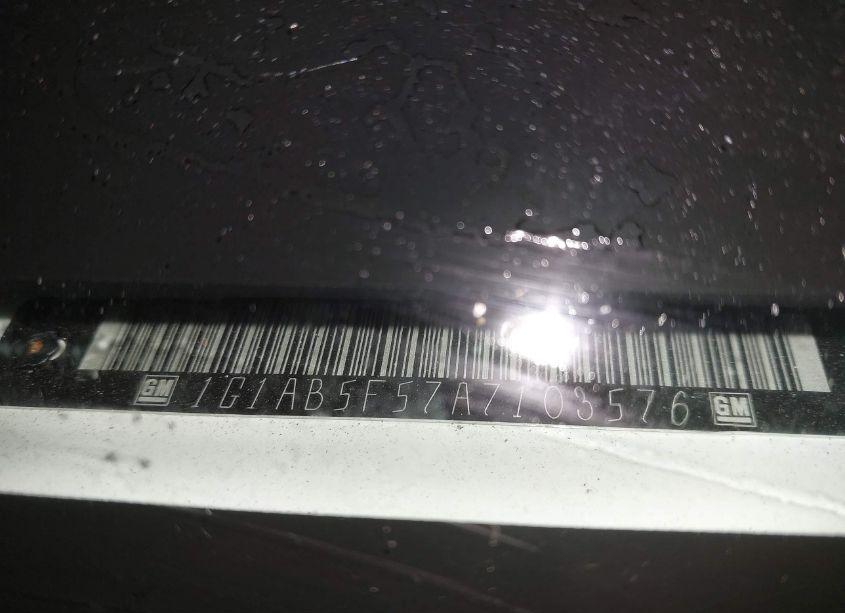 Photo 9 of 2010 Chevrolet Cobalt LS (VIN 1G1AB5F57A7103576)