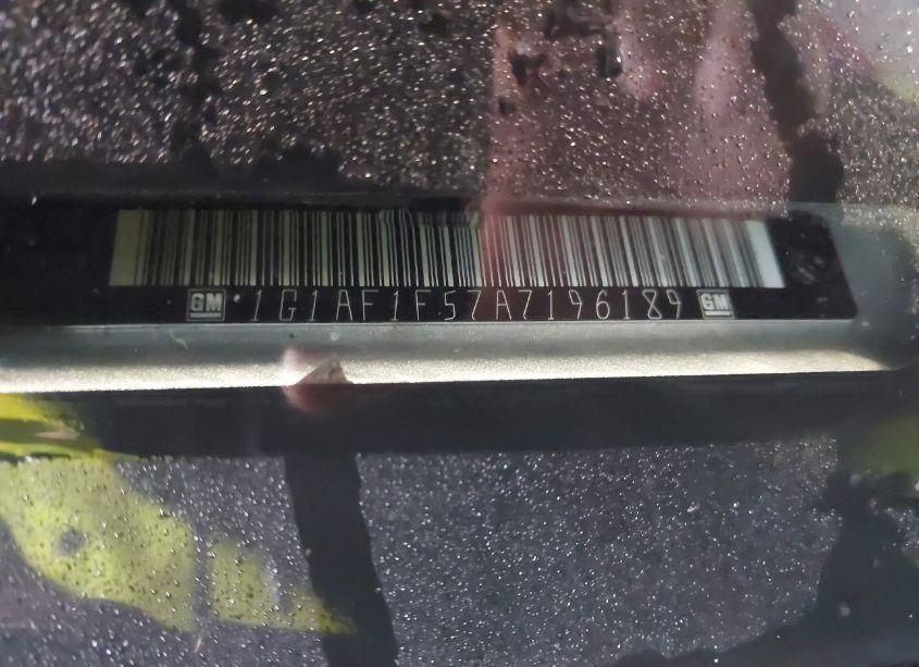 Photo 9 of 2010 Chevrolet Cobalt LT (VIN 1G1AF1F57A7196189)