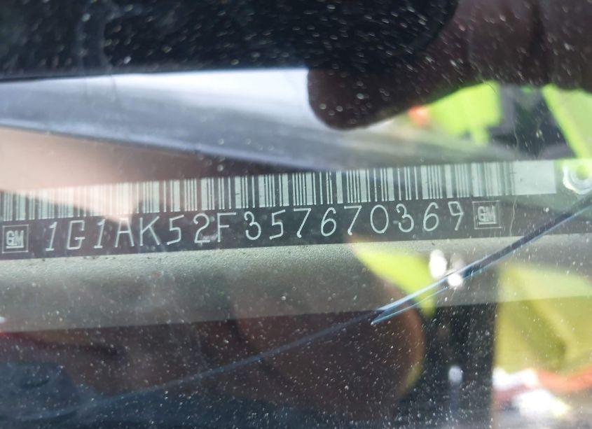 Photo 9 of 2005 Chevrolet Cobalt (VIN 1G1AK52F357670369)