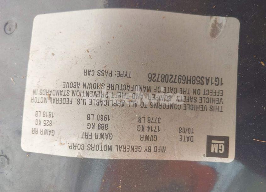 Photo 9 of 2009 Chevrolet Cobalt LS (VIN 1G1AS58H697208726)