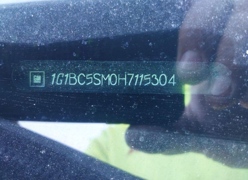 Photo 9 of 2017 Chevrolet Cruze LS AUTO (VIN 1G1BC5SM0H7115304)