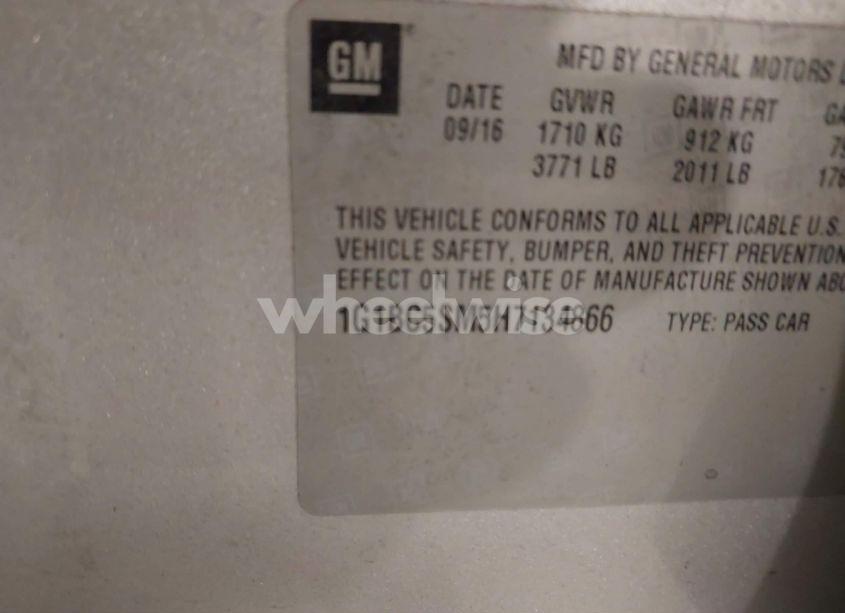 Photo 9 of 2017 Chevrolet Cruze LS AUTO (VIN 1G1BC5SM5H7134866)