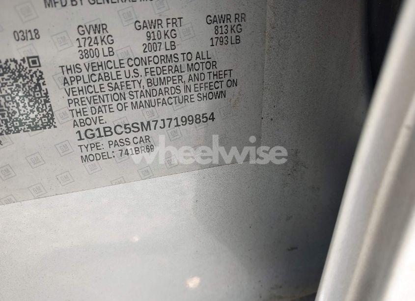 Photo 9 of 2018 Chevrolet Cruze LS AUTO (VIN 1G1BC5SM7J7199854)