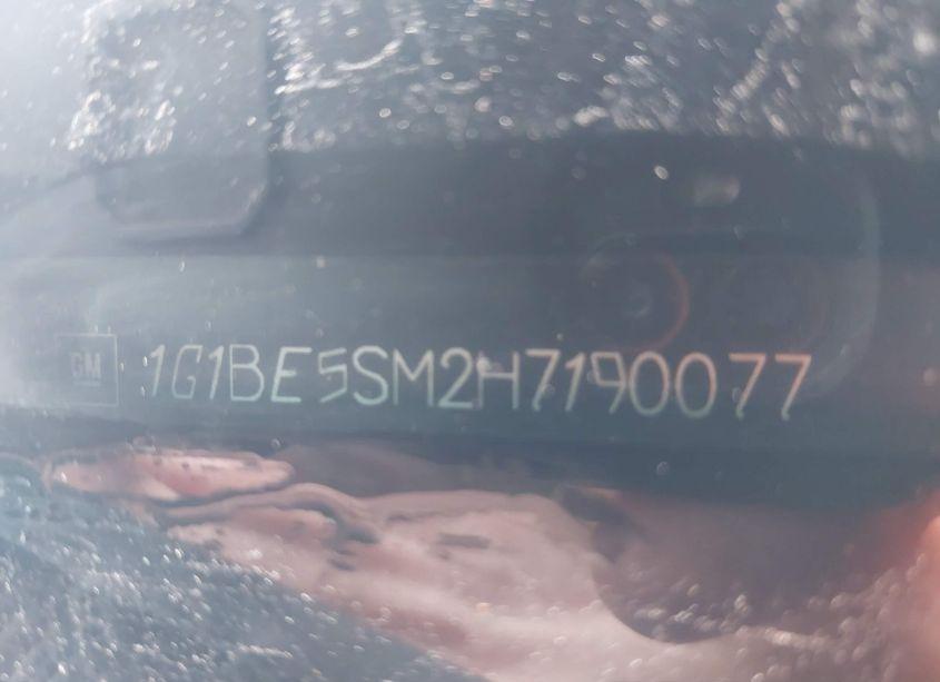 Photo 9 of 2017 Chevrolet Cruze LT AUTO (VIN 1G1BE5SM2H7190077)