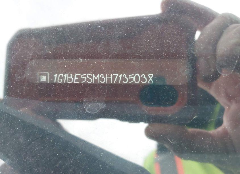 Photo 9 of 2017 Chevrolet Cruze LT AUTO (VIN 1G1BE5SM3H7135038)