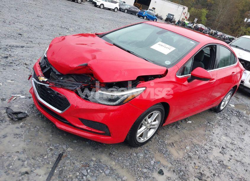 Photo 2 of 2016 Chevrolet Cruze LT AUTO (VIN 1G1BE5SM4G7293693)