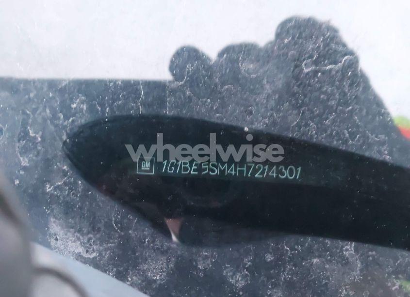 Photo 9 of 2017 Chevrolet Cruze LT AUTO (VIN 1G1BE5SM4H7214301)