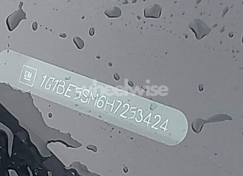 Photo 9 of 2017 Chevrolet Cruze LT AUTO (VIN 1G1BE5SM6H7253424)