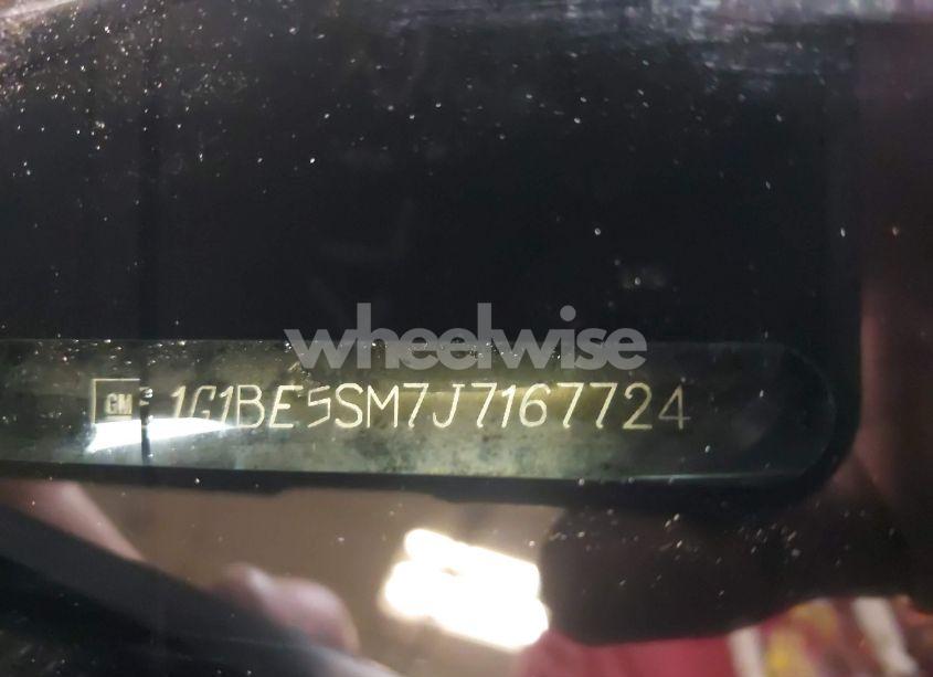 Photo 9 of 2018 Chevrolet Cruze LT AUTO (VIN 1G1BE5SM7J7167724)