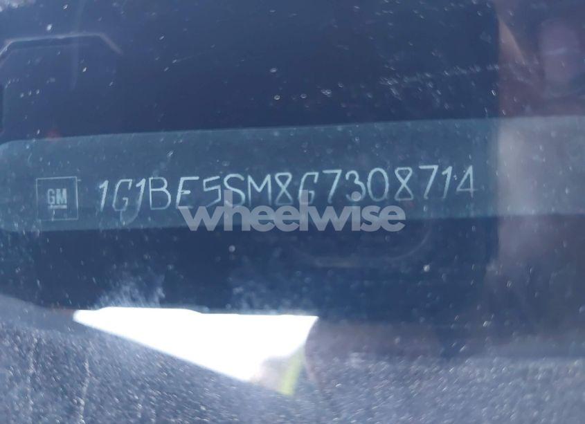 Photo 9 of 2016 Chevrolet Cruze LT AUTO (VIN 1G1BE5SM8G7308714)