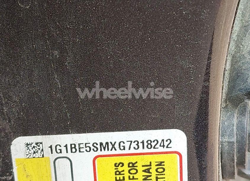 Photo 9 of 2016 Chevrolet Cruze LT AUTO (VIN 1G1BE5SMXG7318242)